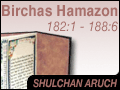 Birchas Hamazon 182:1 - 188:6