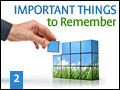 Important Things to Remember - Part 2