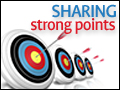 Sharing Strong Points